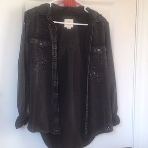 American eagle boyfriend fit button up